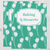 Papier Diviseur blanc et vert chaud et brillant Recette (Devant / Derrière)