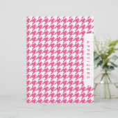 Papier Diviseur de recettes Houndstooth / Entrées / Perso (Debout devant)