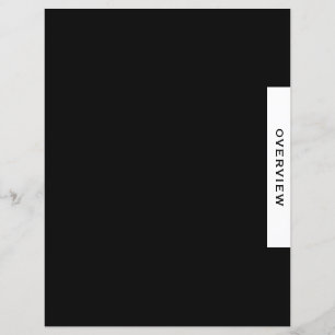Papier Diviseur de section Classeur de projet Aperçu
