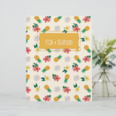 Papier Diviseur/Index de Recette d'ananas tropical (Debout devant)