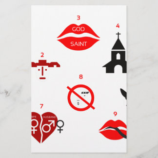 Papier dix commandements modernes