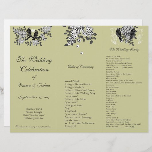 Papier do-it-yourself Direction générale des oiseaux Vint (Devant / Derrière)