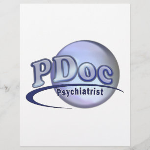 PAPIER DOCTEUR DE DOCTORAT DE PSYCHIATRY PSYCHIATRIST LOG