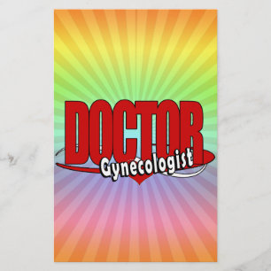 PAPIER DOCTEUR GYNECOLOGIST DE LOGO