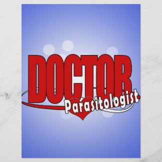 PAPIER DOCTEUR PARASITOLOGIST DE LOGO