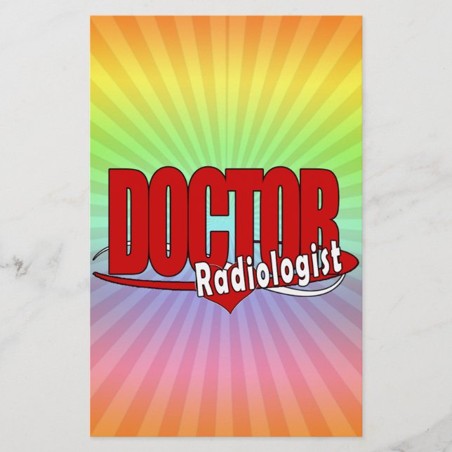 PAPIER DOCTEUR RADIOLOGIST DE LOGO (Devant)