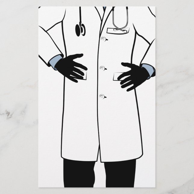 Papier Docteur Silhouette (Devant)
