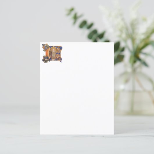 Papier Document C initial éclairé (Debout devant)