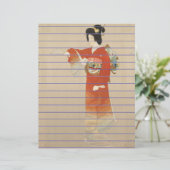 Papier Document d'écriture du Japon (Debout devant)