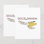 Papier Dolce & Banana (Devant / Derrière)