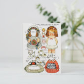 Papier Dolly Queen of the May Paper Doll Carte pos (Debout devant)
