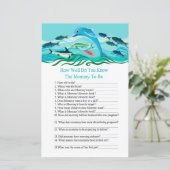 Papier Dolphin Comme vous connaissez bien le jeu de baby  (Debout devant)