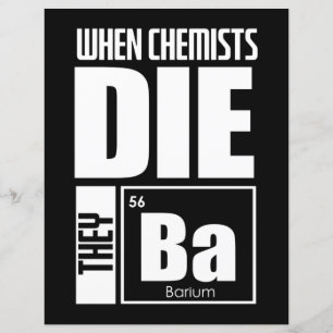 Papier Don de scientifique Chimie