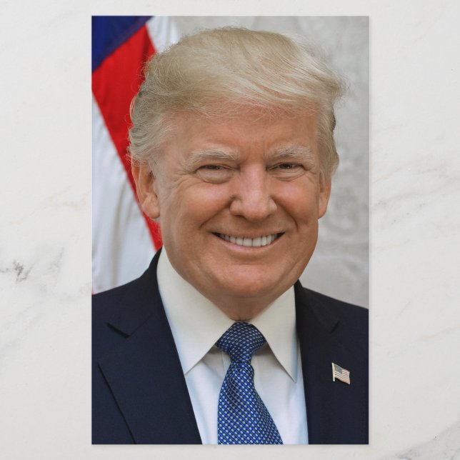 Papier Donald Trump (Devant)