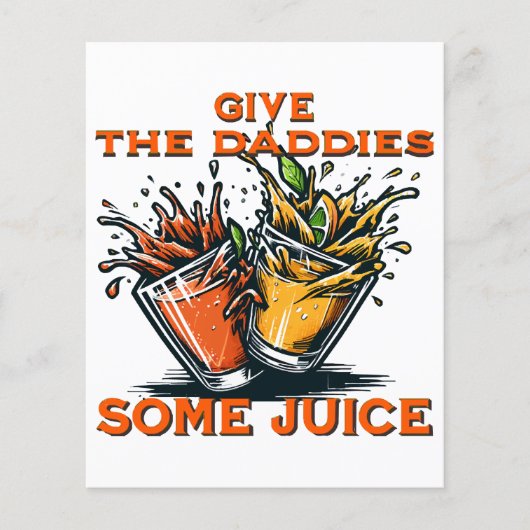 PAPIER DONNER UN JUS AUX DADDIES (Devant)