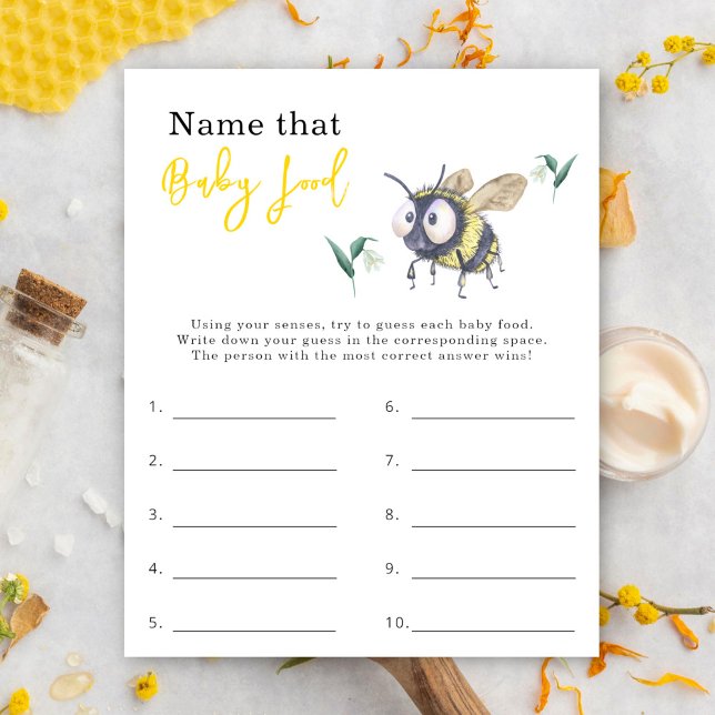 Papier Donnez un nom à ce pot pour bébé - Jeu de baby sho (Créateur téléchargé)