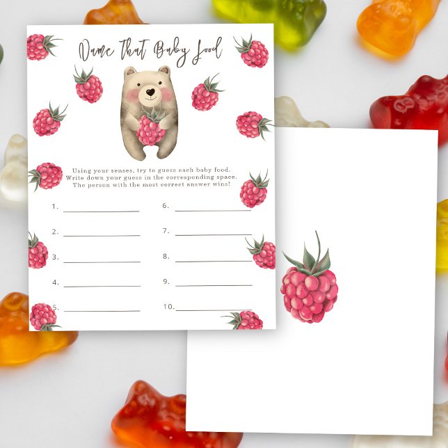 Papier Donnez un nom à cette nourriture pour bébé - jeu d (Créateur téléchargé)