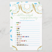 Papier Donut parsemé d'Amour livre pour enfants Emoji (Devant / Derrière)