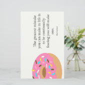 Papier Donut Worry Habit Tracker (Debout devant)