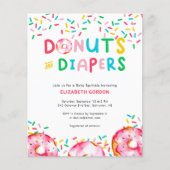 Papier Donuts et Diapeurs Budget Bébé Sprinkel Colorful (Devant)