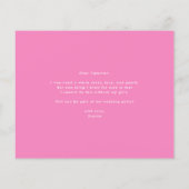 Papier Donuts roses et chocolat Be My Bridesmaid (Dos)