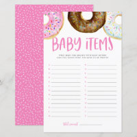 Donuts roses et chocolat Objets pour bébés Jeu de