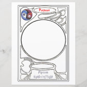 Papier Doodling sur le symbole de l'objet (Devant)