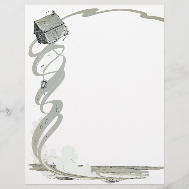 Papier Dorothy's House - Le cyclone (Devant)