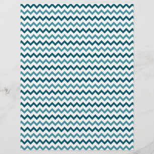 Papier double face bleu et jaune Chevron