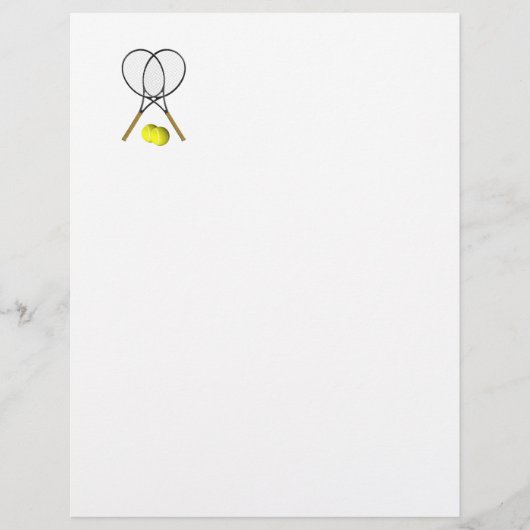 Papier Double Tennis Sport Thème (Devant)