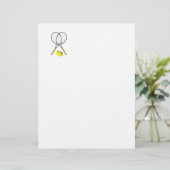Papier Double Tennis Sport Thème (Debout devant)
