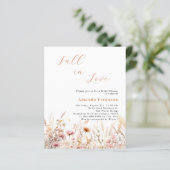 Papier Douce mariage champêtre thème fleurs sauvages (Debout devant)