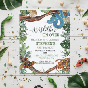 Papier Doucement sur Snake Reptile Lover Anniversaire