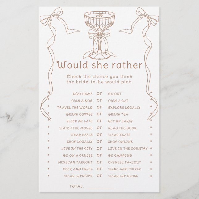 Papier Douche nuptiale dessinée à la main (Devant)