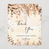 Papier Douche nuptiale eucalyptus budget parties scintill (Devant / Derrière)