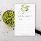Papier Douche nuptiale Matcha Quel âge avaient-ils
