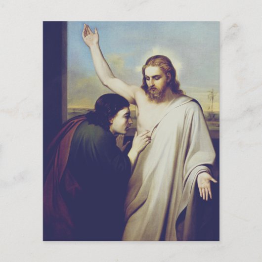 Papier Douter de Saint Thomas par Silvestro Lega (Devant)