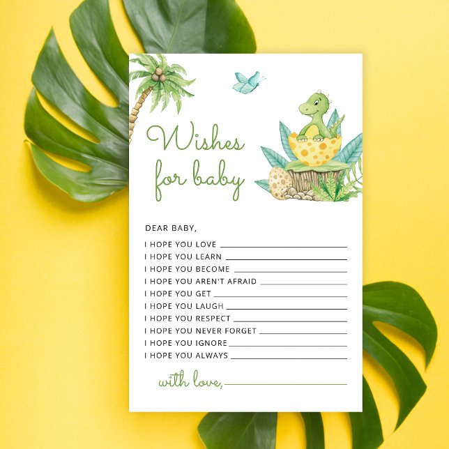 Papier Doux Dinosaur Aquarelle Voeux pour Baby Game (Créateur téléchargé)