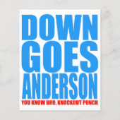 Papier Down Goes Anderson (Dos)