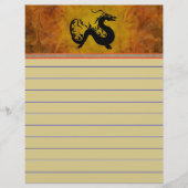 Papier Dragon asiatique (Devant)