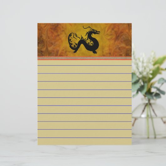 Papier Dragon asiatique (Debout devant)