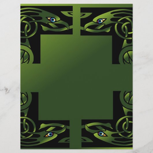 Papier Dragon celtique (Devant)