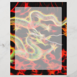 Papier Dragon Fire décor sur Lucky Energy