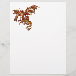 Papier Dragon flamboyant