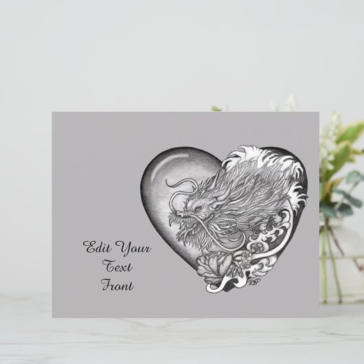 Papier Dragon Heart (Debout devant)