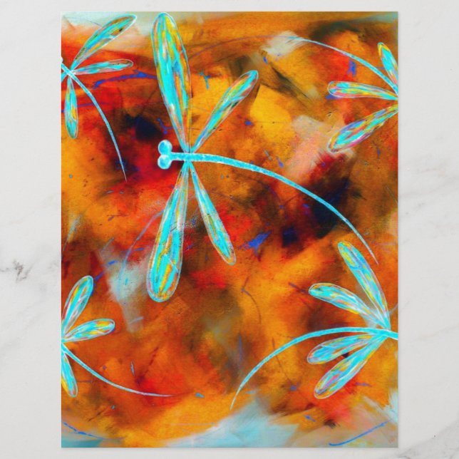 Papier Dragonfly Desert Flit (Devant)