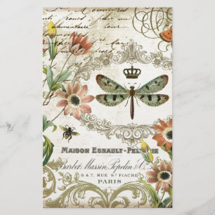 Papier Dragonfly Vintage