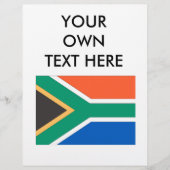 Papier Drapeau Afrique du Sud (Devant)