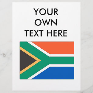 Papier Drapeau Afrique du Sud