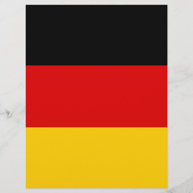 Papier Drapeau allemand (Devant)